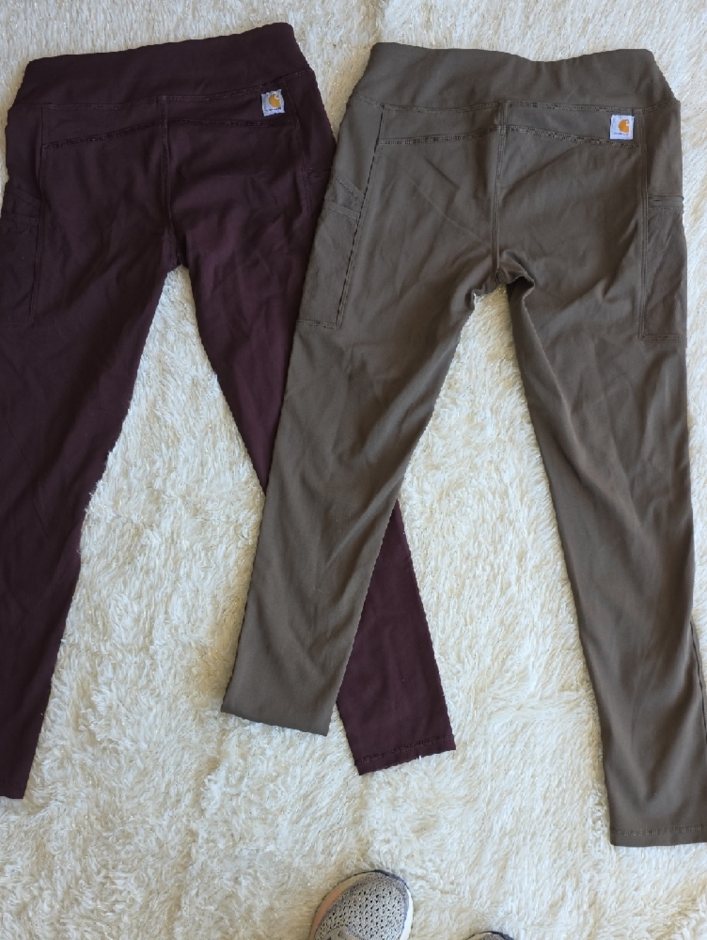 Lot of 2 Carhartt Women’s Force Fitted Utility Leggings - Size Small (4-6) - Win - Picture 6 of 11